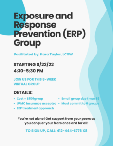 Exposure and Response Prevention Group | OCD Spectrum