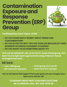 Contamination Exposure and Response Prevention Group | OCD Spectrum